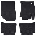 Vidaxl autobodemmat 4 pcs zwart rubber