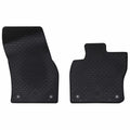Vidaxl autobodemmat 2 pcs zwart rubber