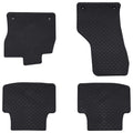 Vidaxl autobodemmat 4 pcs zwart vw voor passat b8 rubber