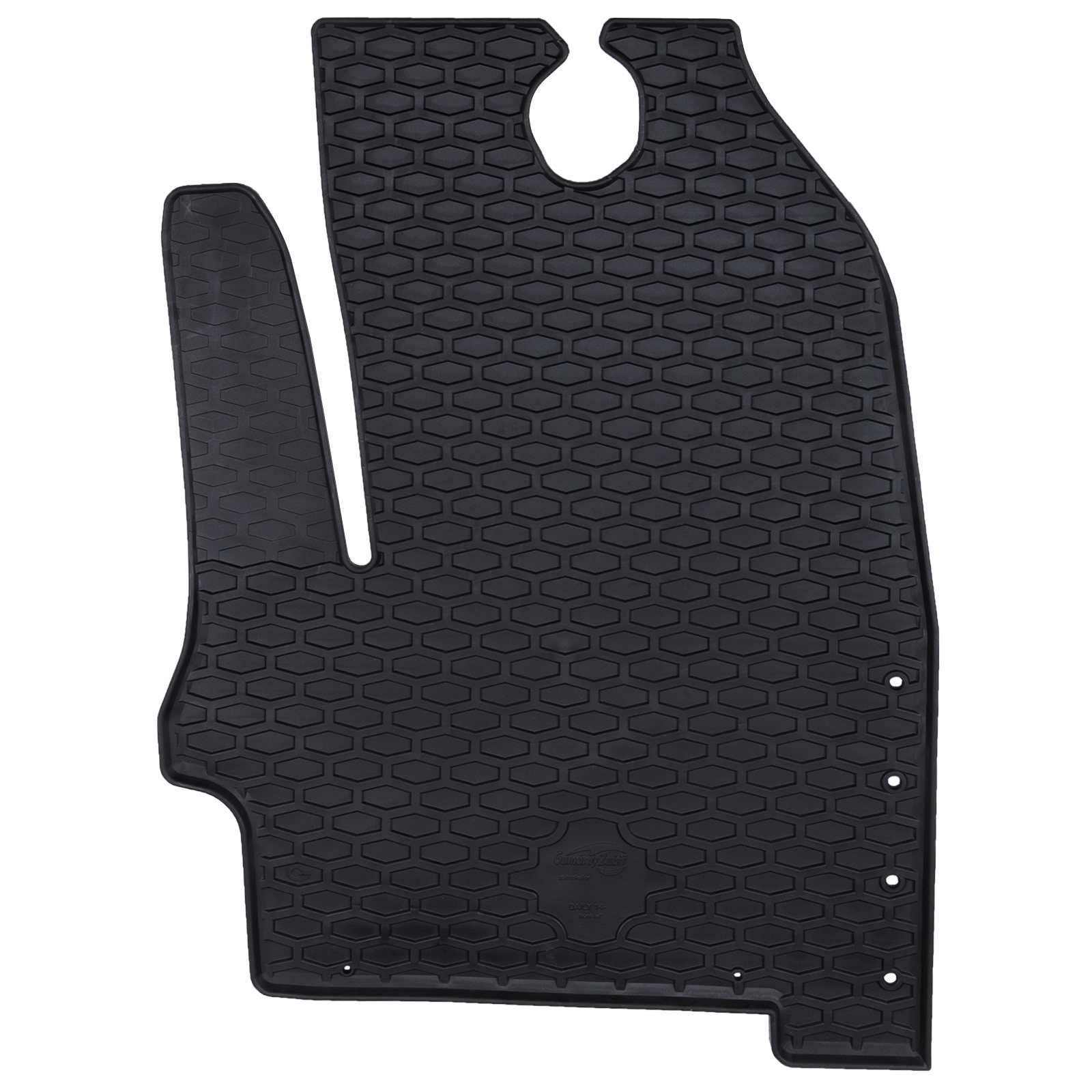 Vidaxl autobodemmat 3 pcs zwart iveco daily rubber