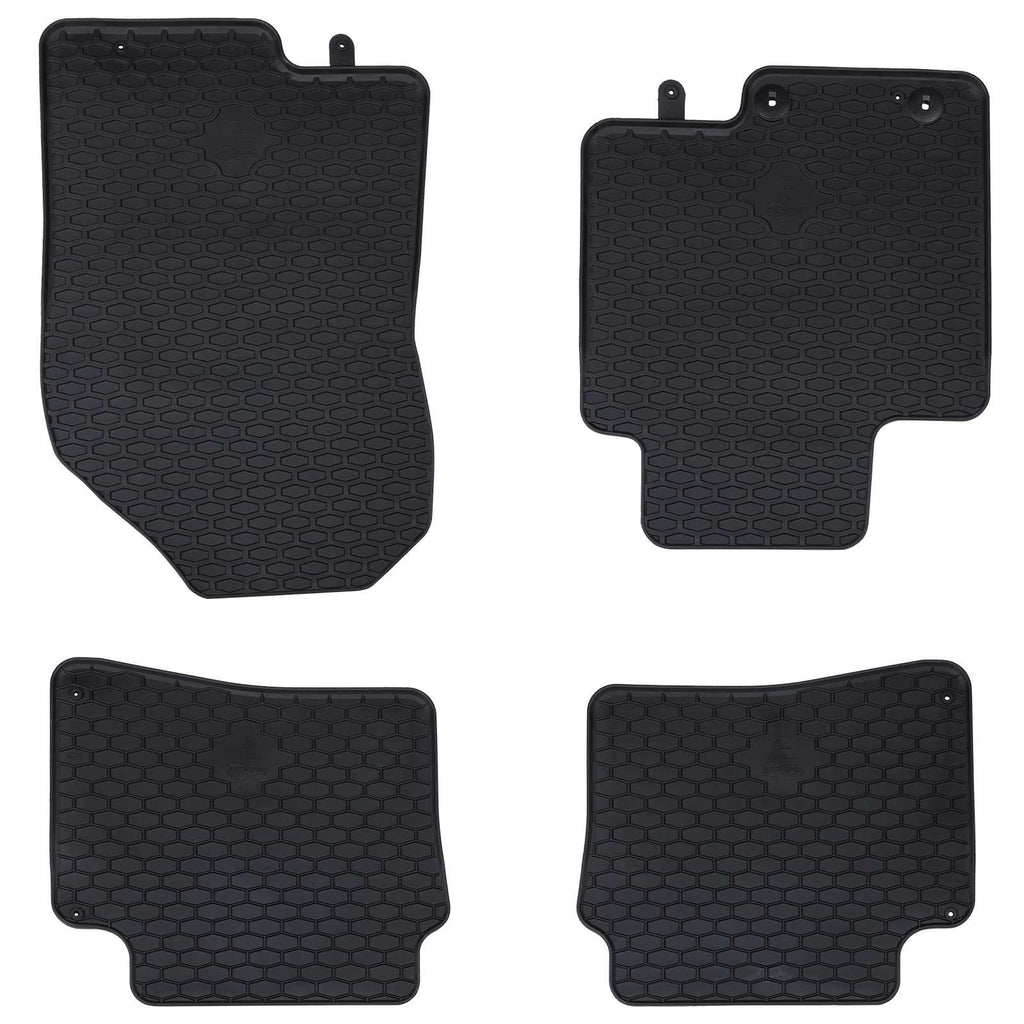 Vidaxl autobodemmat 4 pcs zwart geschikt voor hyundai i20 , bayon