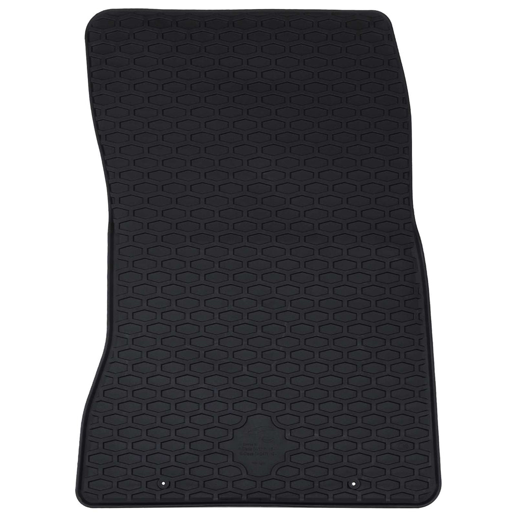 Vidaxl autobodemmat 4 pcs zwart rubber