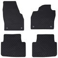 Vidaxl autobodemmat 4 pcs zwart kamiq , scala rubber