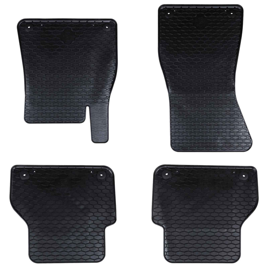 Vidaxl autobodemmat 4 pcs zwart geschikt voor audi a6 a7 4d achter