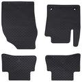 Vidaxl autobodemmat 4 pcs zwart geschikt voor toyota c-hr hybride tpe