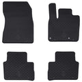 Vidaxl autobodemmat 4 pcs zwart geschikt voor nissan qashqai tpe