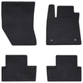Vidaxl autobodemmat 4 pcs zwart geschikt voor renault megane iv tpe