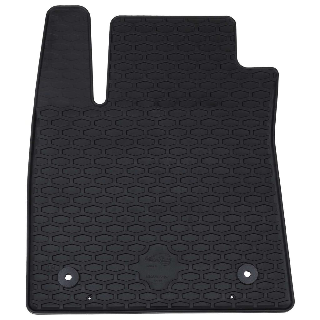Vidaxl autobodemmat 4 pcs zwart geschikt voor renault megane iv tpe