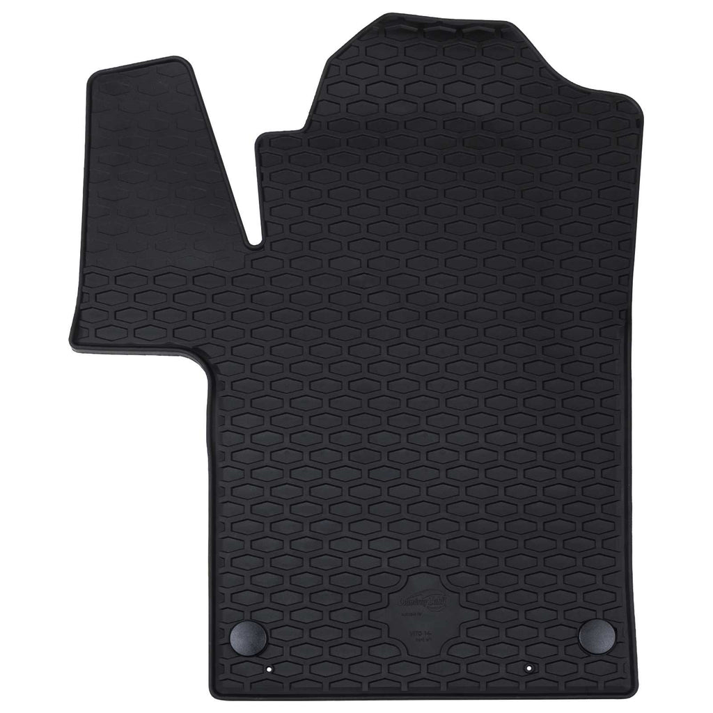 Vidaxl autobodemmat 2 pcs zwart tpe