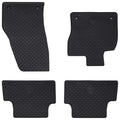 Vidaxl autobodemmat 4 pcs zwart geschikt voor t-roc cabrio tpe