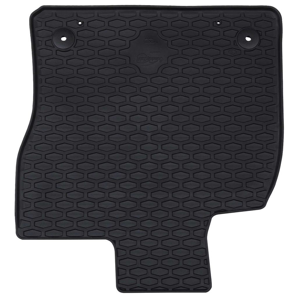 Vidaxl autobodemmat 4 pcs zwart geschikt voor t-roc cabrio tpe