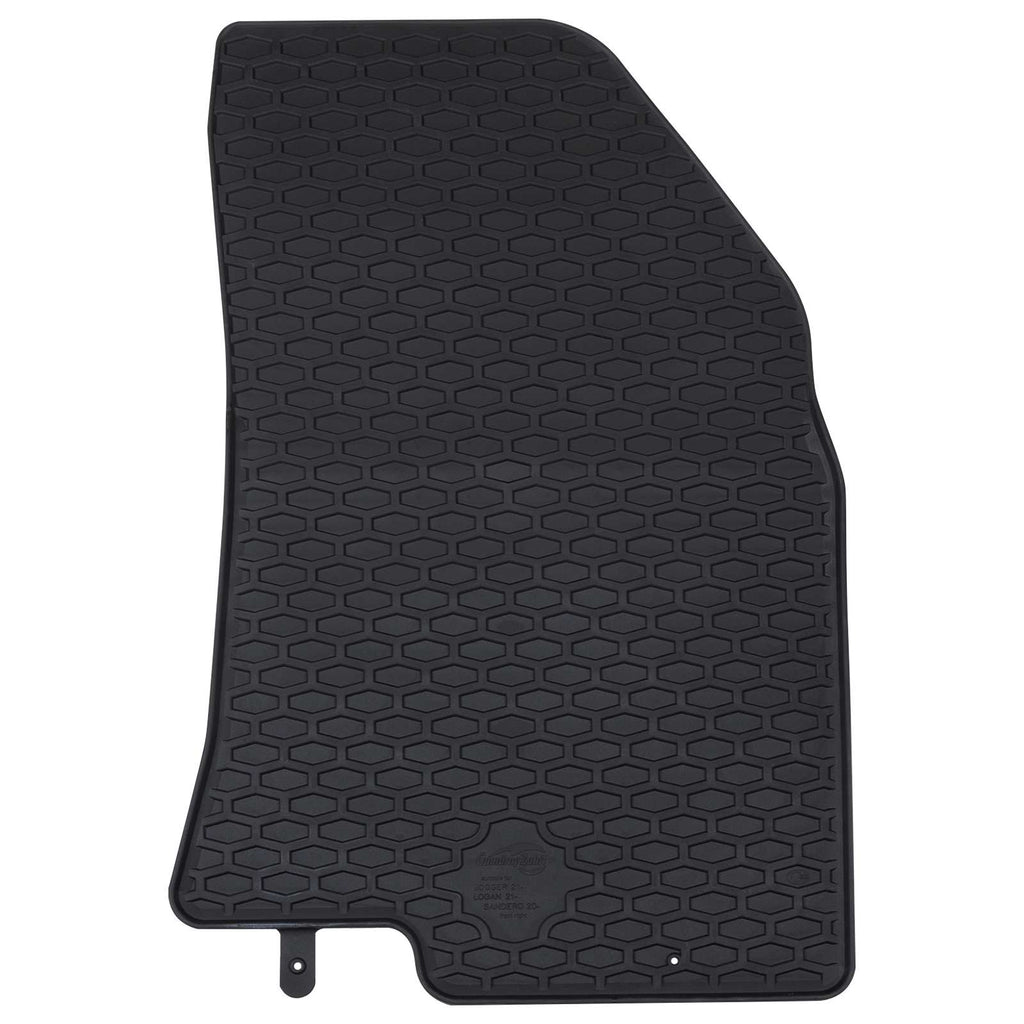 Vidaxl autobodemmat 4 pcs zwart geschikt voor sandero tpe