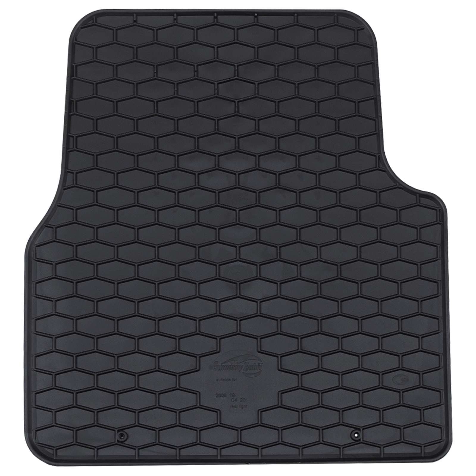 Vidaxl autobodemmat 4 pcs zwart geschikt voor c4 , c4x , 2008 tpe