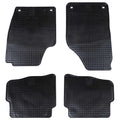 Vidaxl autobodemmat 4 pcs zwart geschikt voor vw polo 10 01-09 ns