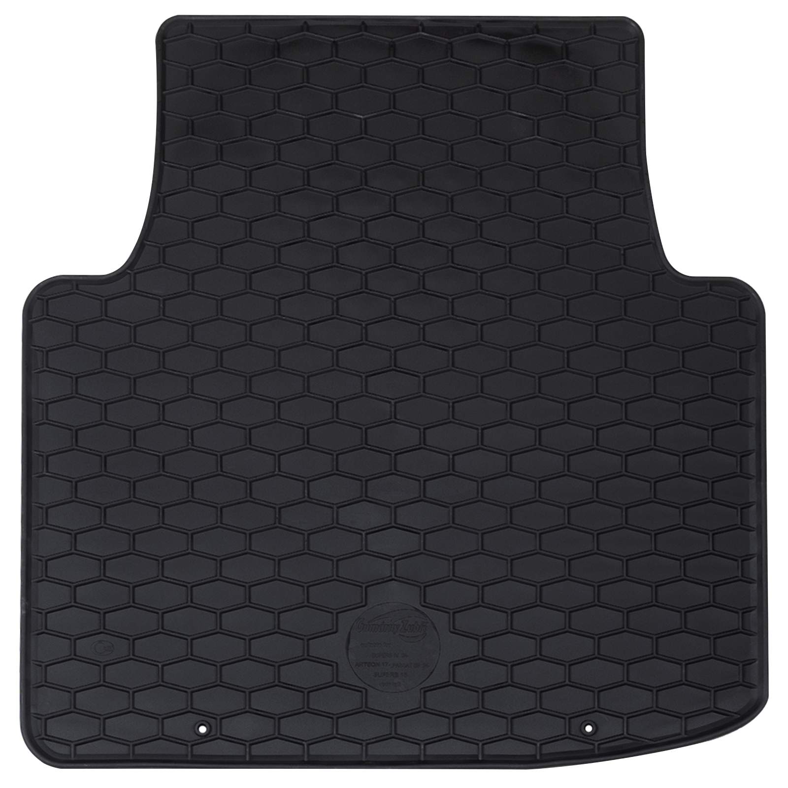 Vidaxl autobodemmat 4 pcs zwart geschikt voor vw arteon 4d achter tpe