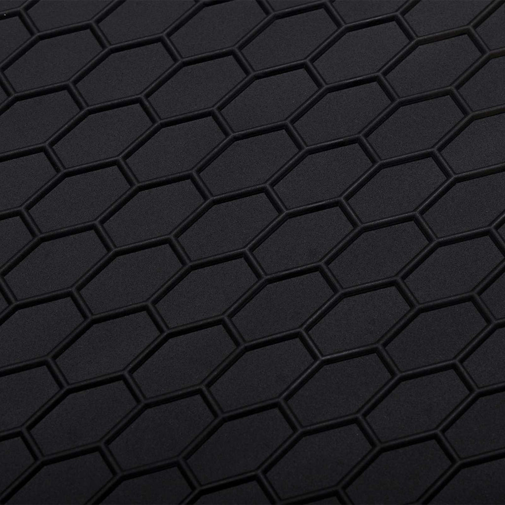 Vidaxl autobodemmat zwart rubber