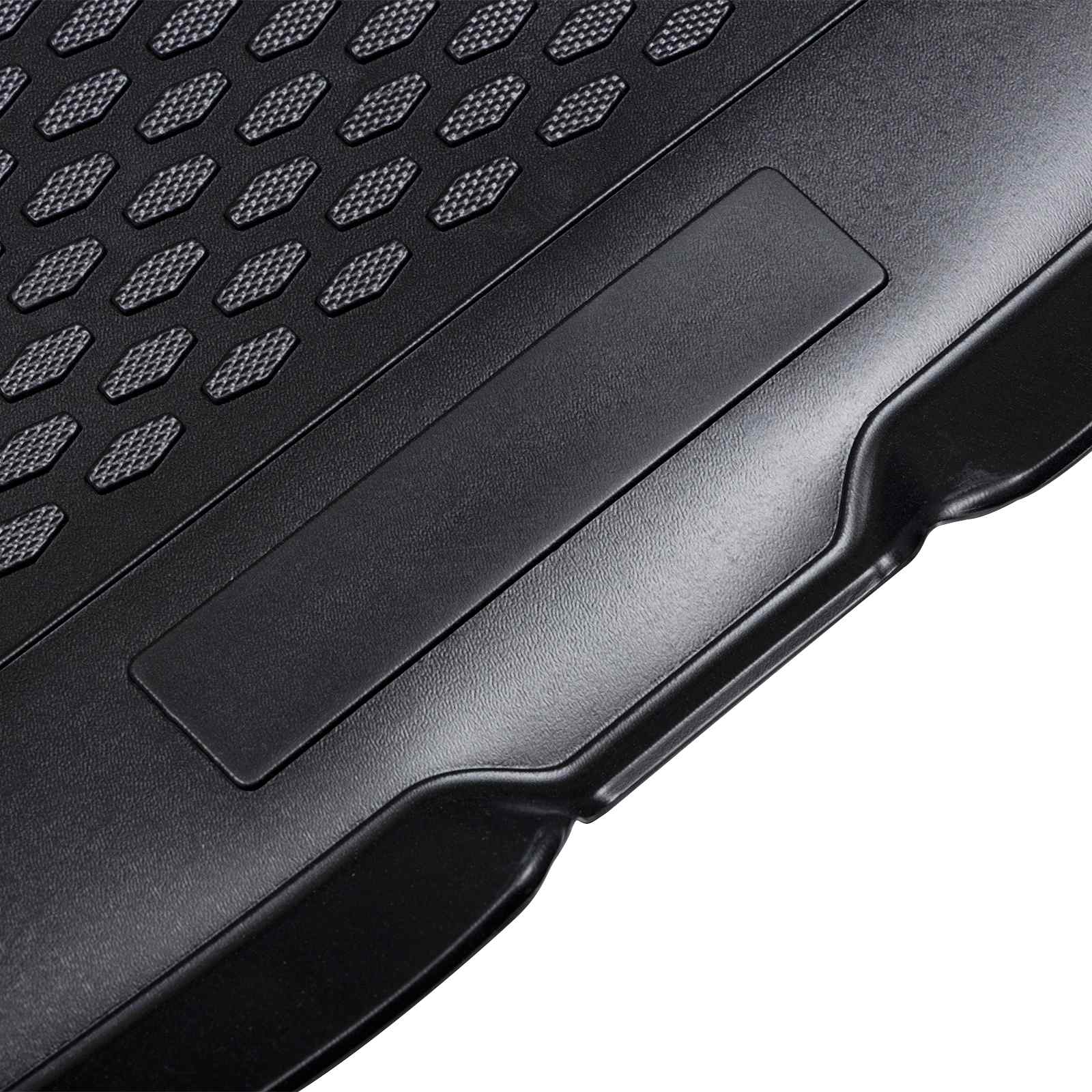 Vidaxl kofferbakmat zwart geschikt voor vw polo tpe