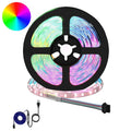 Vidaxl led-strip 2 pcs zwart en transparant 3000 mm koper en kunststof