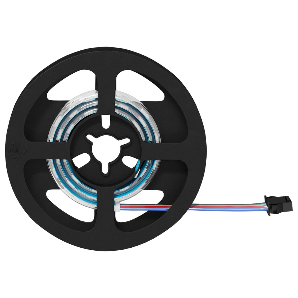 Vidaxl led-strip 2 pcs zwart en transparant 400 mm koper en kunststof