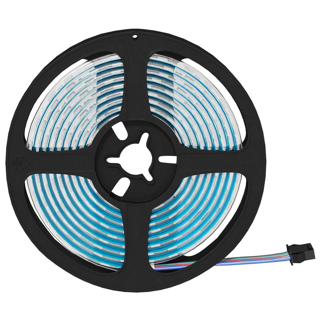 Vidaxl led-strip 2 pcs zwart en transparant 210 x 0,8 x 0,3 cm