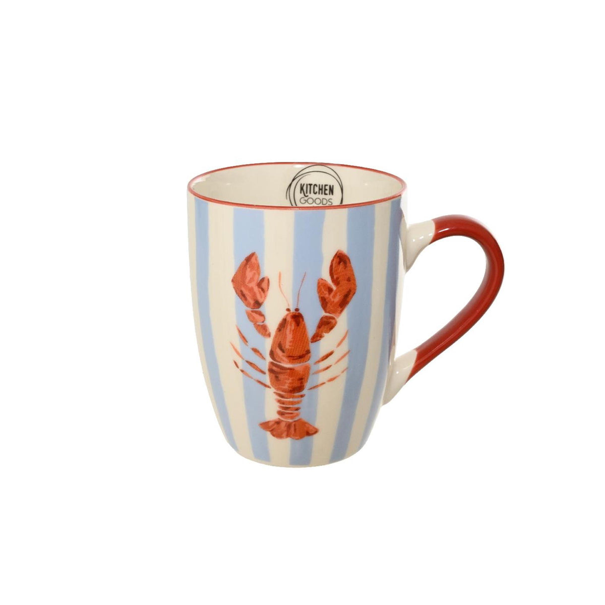 Decoris mok kreeft porselein 11,7x8x10,3cm 340ml