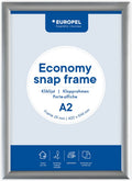 Europel economy kliklijst – posterlijst – a2 – 42 x 59,4 cm – 25mm – aluminium – zilver