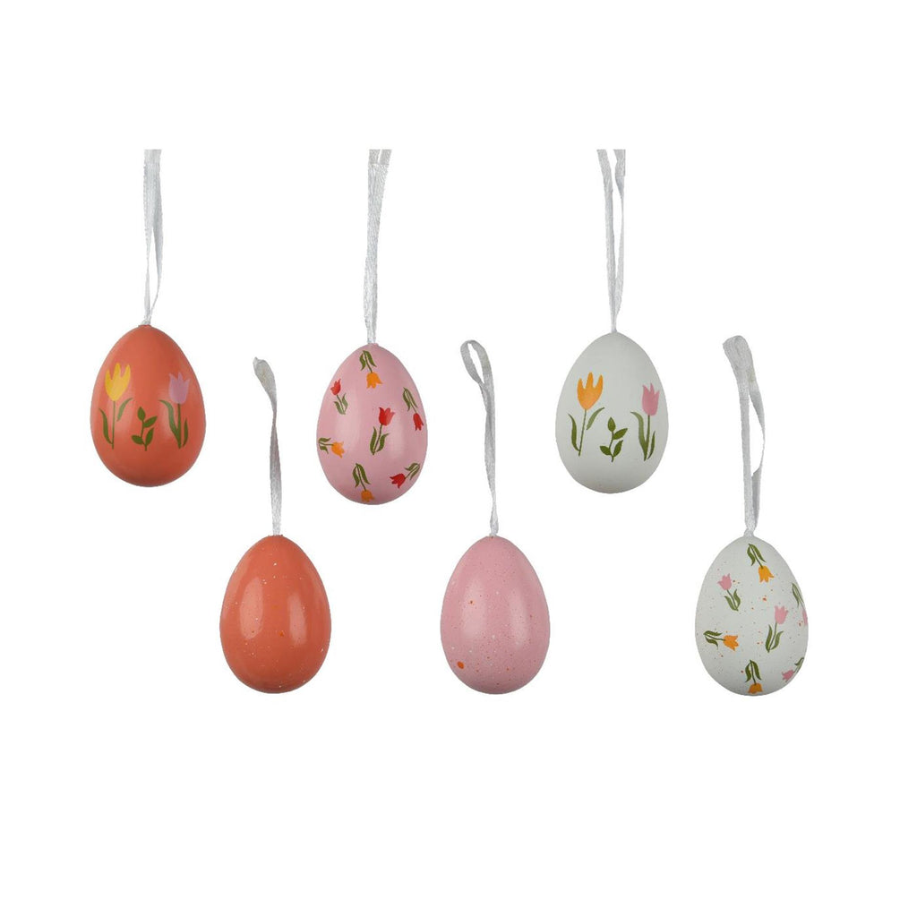 Decoris hangdeco paasei polystyreen 6ø4xh6cm