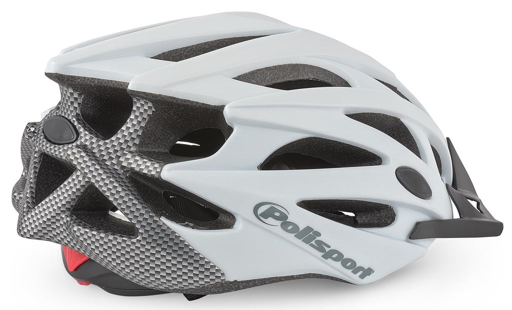 Polisport twig fietshelm m 55-58cm wit mat carbon