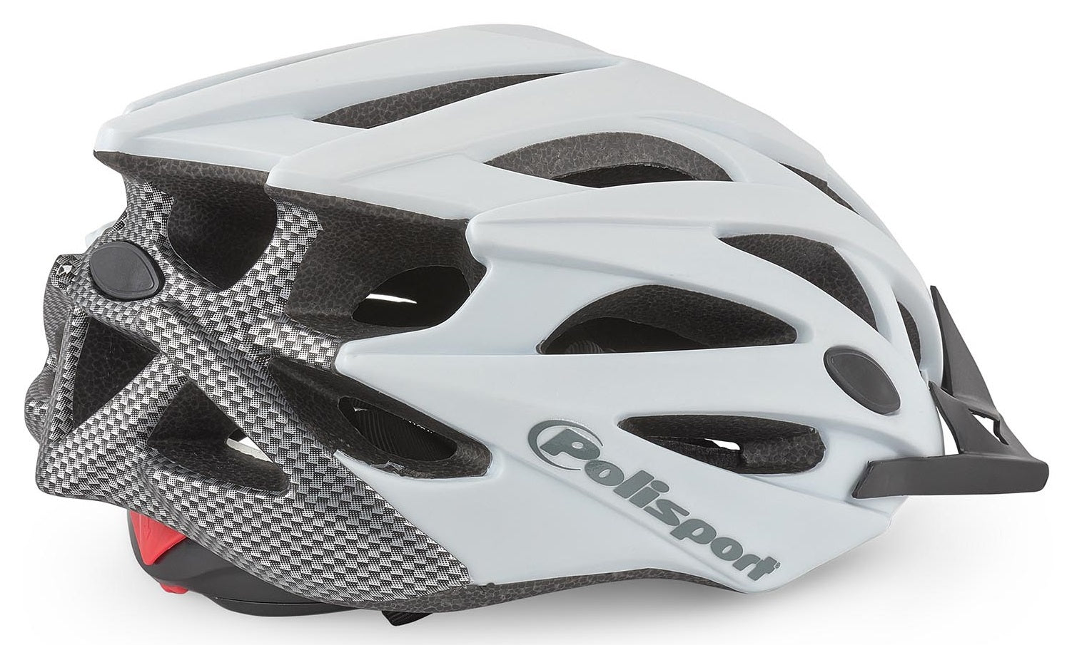 Polisport twig fietshelm m 55-58cm wit mat carbon