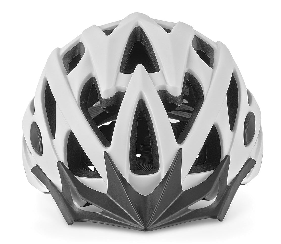 Polisport-Zweig-Fahrradhelm L 58-61 cm weiß matt Kohlenstoff