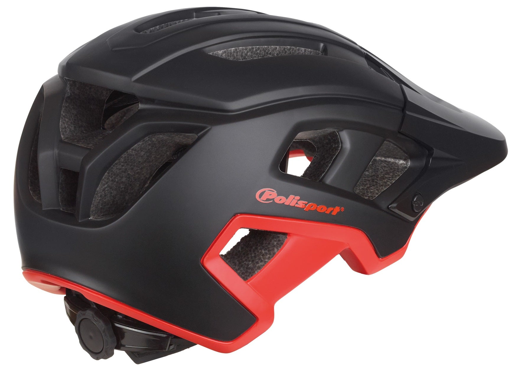 Polisport mountain pro fietshelm l 58-61cm zwart rood