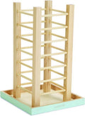 Beeztees houten hooicontainer denga mint - knaagdier
