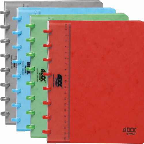 Schrift adoc papier 90g m2 16,5x21cm geruit 5x5mm inbindsysteem 144blz 72vel