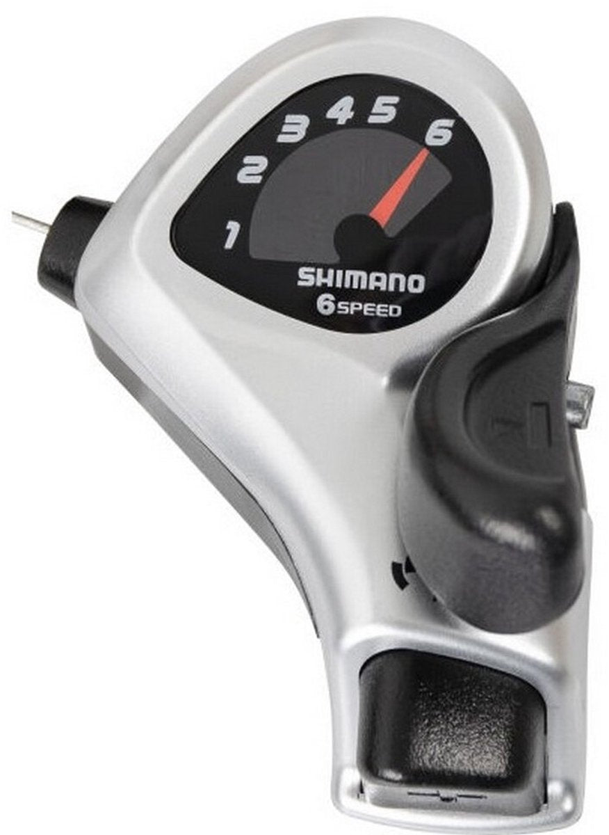 Schalthebel rechts 6-Gang Shimano ST-TX50 - schwarz silber
