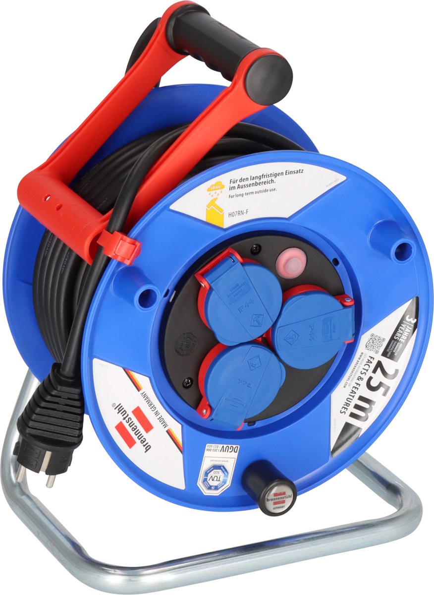Brennenstuhl kabelhaspel garant rn | 25m 1,5 | 1218350 - 1218350