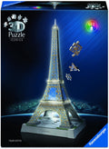 Ravensburger 3d puzzel iconics eiffeltoren - met licht - 243st.