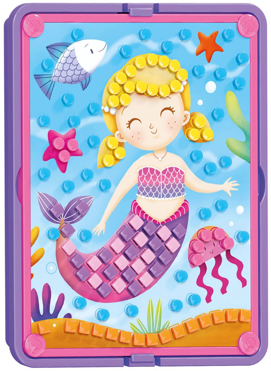 Quercetti-Einsatz Mosaikprinzessin, 300 Stifte