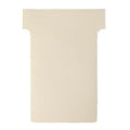 T-insteekkaarten voor plannings karton 170g m2 60x15x85x48,5mm beige