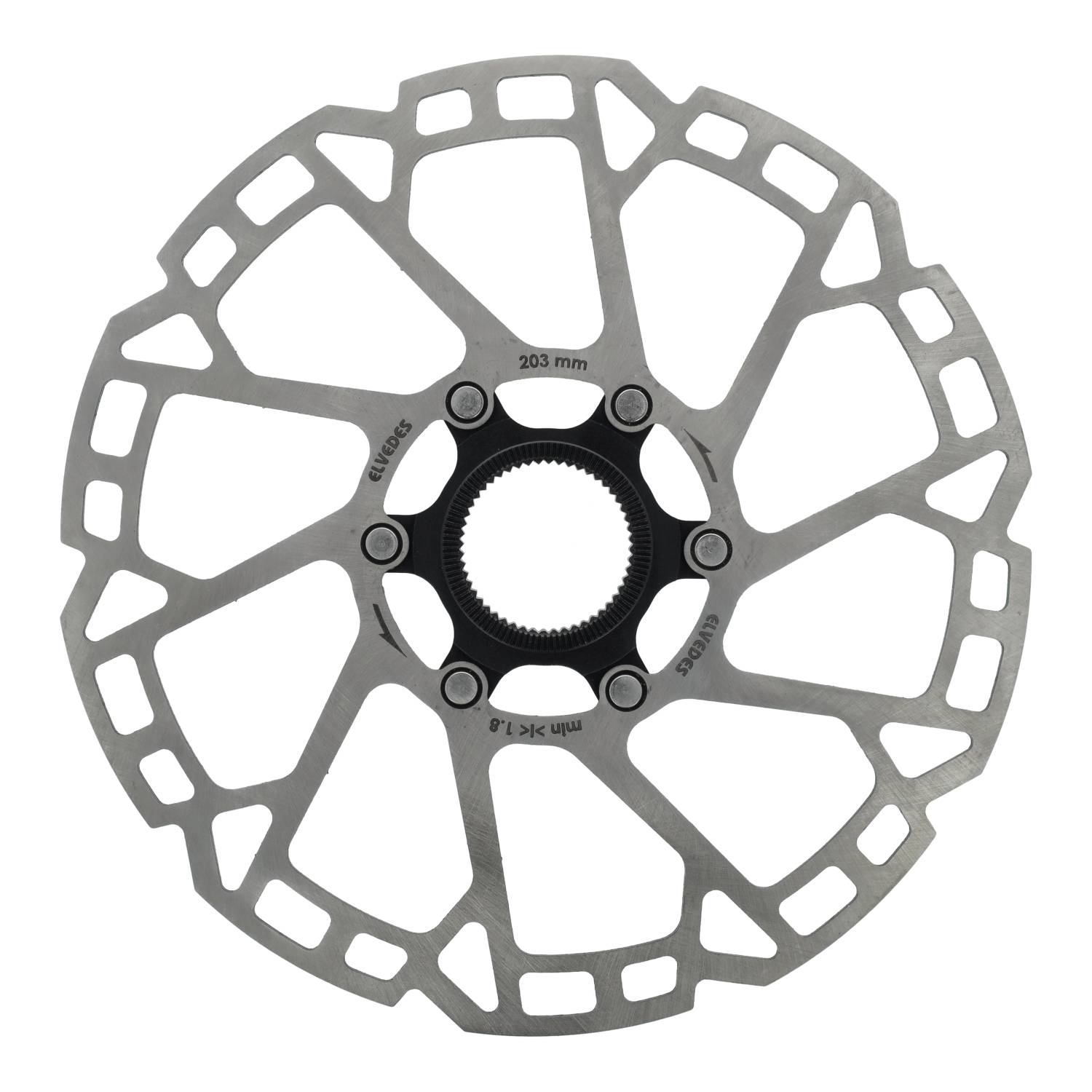 Elvedes remschijf centerlock ø203mm t=2,0mm