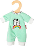 Heless velours poppenrompertje pinguin, 20-25 cm