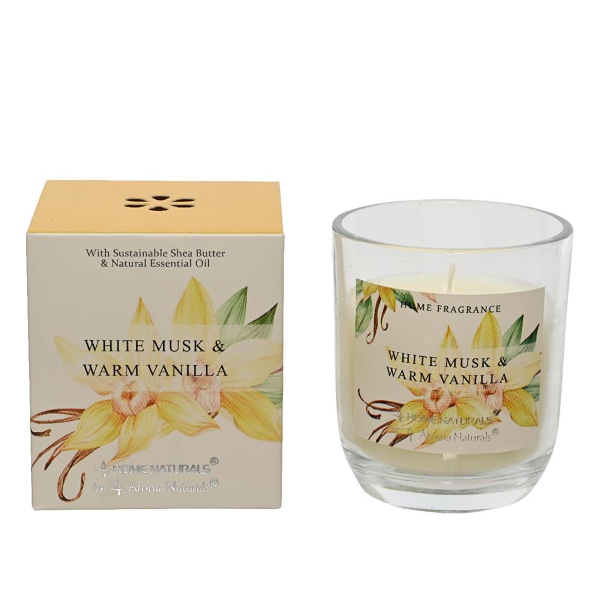 Decoris geurkaars musk vanille h9cm