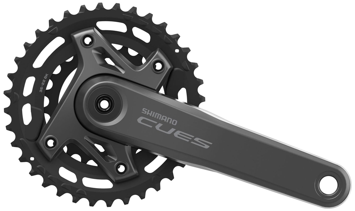 Shimano kettenradgarnitur cues fc-u6000-2 crankset shim.cues fc-u6000-2 36 22t 170mm