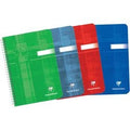 Collegeblok clairfontaine 8546 papier 90g m2 14,8x21cm gelijnd 180blz 90vel