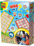 Ses creative reisspel raamstickers - wie ben ik met 2 speelborden - vanaf 3 jaar - herbruikbaar - schoencadeautjes sinterklaas