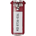 Sleutelhangers durable rood 6st