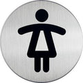 Pic infobord damestoilet durable edelstaal