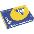 Gekleurd papier clairefontaine a4 80 g m² goud, geel 500 vellen