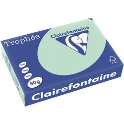 Gekleurd papier clairefontaine a4 80 g m² lichtgroen 500 vellen