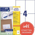 Avery etiketten zweckform 3483 universeel 105x148mm