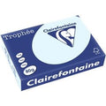 Gekleurd papier clairefontaine 1971 80g m2 a4 pastel blauw